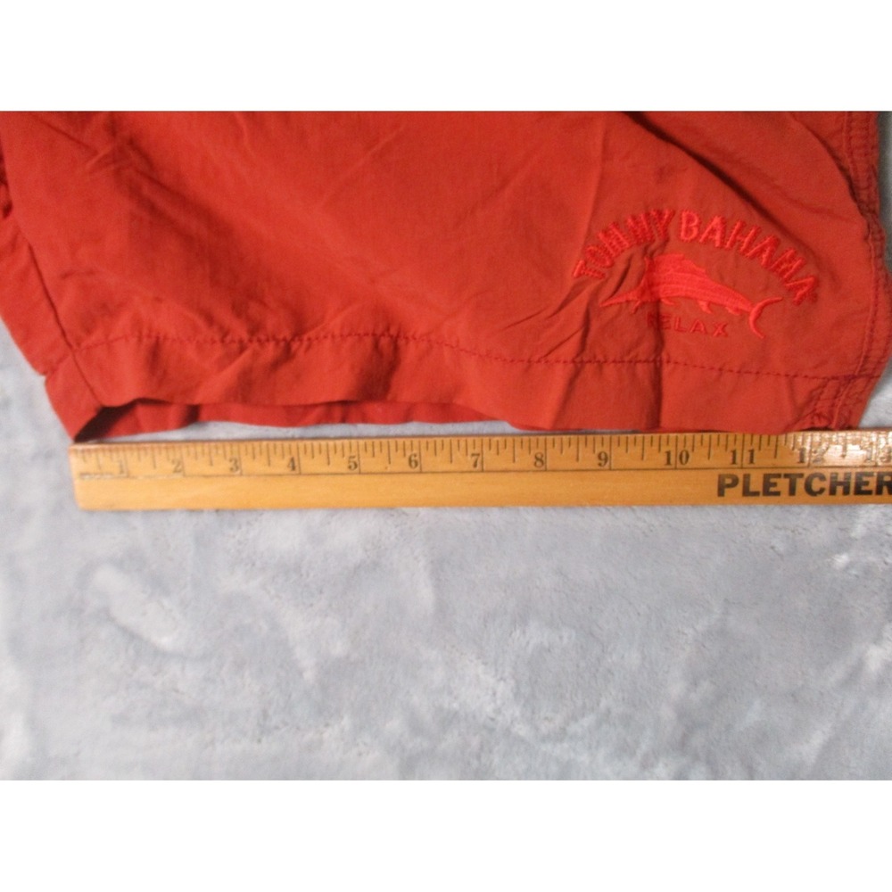 Tommy Bahama Relax Mens XXL Orange Cargo‎ Swim Trunks Board Shorts Mesh Lined - Picture 12 of 12
